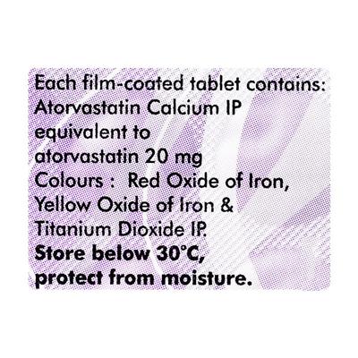 ASTIN 20mg Tablet 30's - High Cholesterol-Dys