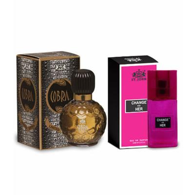 St. John Cobra Limited Edition Eau De Parfum 60 ml + Change for Her Eau De Parfum 30 ml - Men Deodorants/Roll-Ons