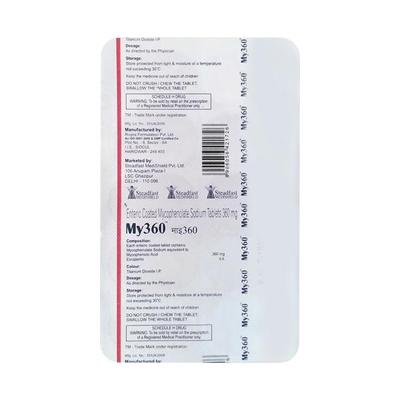 MY 360mg Tablet 10'S - Immune Suppression