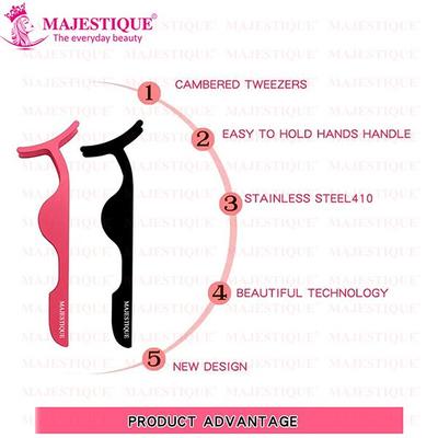 Majestique Stainless Steel Eyelash Applicator Tools FC76 1's - Eyelash Curlers