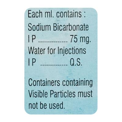 SODIUM BICARBONATE(T.WALKERS) 7.5% Injection 10ml - Constipation-Lax