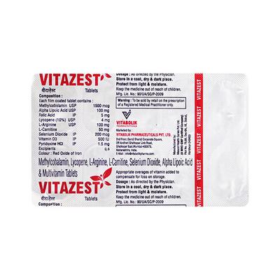VITAZEST Tablet 10's - Supplements-Sup