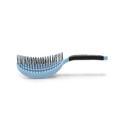 NuWay 4HAIR U.S. Patented Detangler Hair Brush for Men & Women - Sky Blue - Detangling DoubleC 1s 1's - Hair Brushes