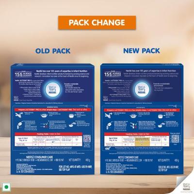 Nestle LACTOGEN PRO 4 Follow Up Formula with Whey Protein, Iron, Vitamin A, C & D (After 18 Months Upto 24 Months) Powder 400 g - Baby And Infant Supplements