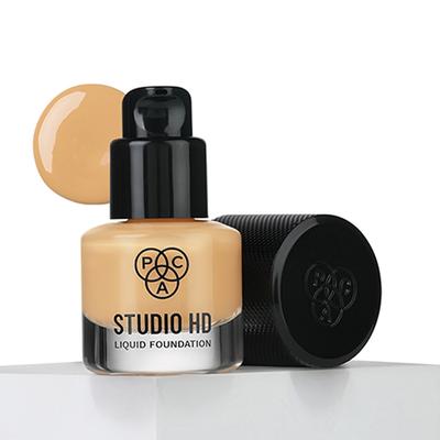 PAC Studio HD Liquid Foundation Mini Dewy Satin Finish Medium Buildable Coverage - 1.6 9 ml - Foundation