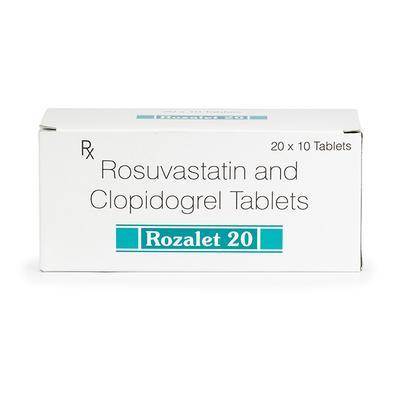 ROZALET 20 Tablet 10's - High Cholesterol-Dys