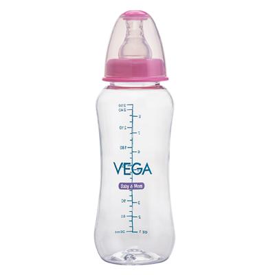 Vega Baby & Mom Tritan Feeding Bottle Regular Neck - Pink 250ml - Feeding & Nursing