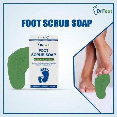 Dr Foot Foot Scrub Soap 100 gm - Hand Wash & Soaps