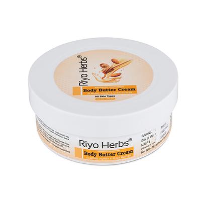 Riyo Herbs Advanced Nourishing Body Butter Cream - Almond, Honey & Shea Butter 200 gm - Body Butter