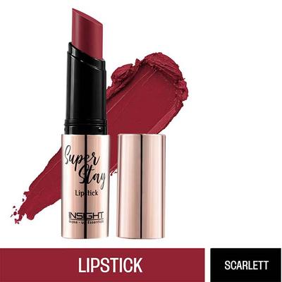 Insight Cosmetics Super Stay Lipstick- Scarlett 7 gm - Lipsticks