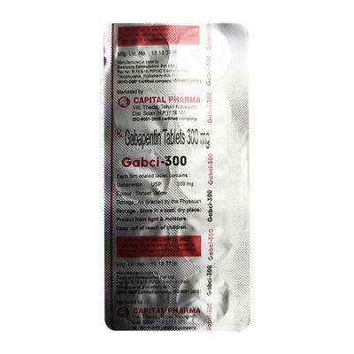 GABCI 300 Tablet 10's - Neuropathic Pain-Dru