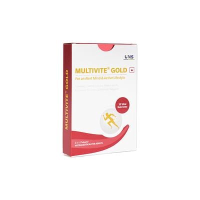 Multivite Gold Tabgel 15's - Multi-Vitamins