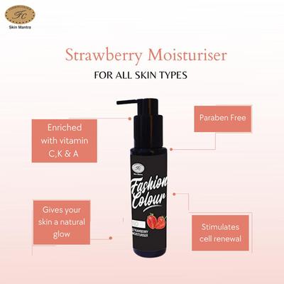 Fashion Colour Strawberry Moisturiser 100 ml - Face Moisturizers