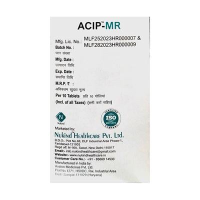 ACIP MR Tablet 10's - Pain relief-Nsa