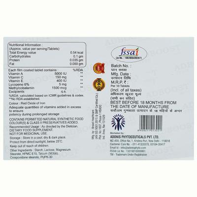 Adboost Tablet 10's - Supplements-Vam