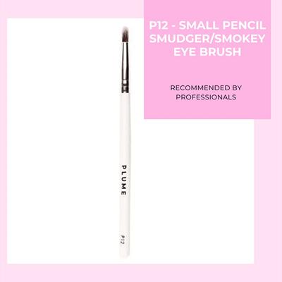 Plume P12 Small Pencil Smudger or Smokey Eye Brush 1's - Eye Brush