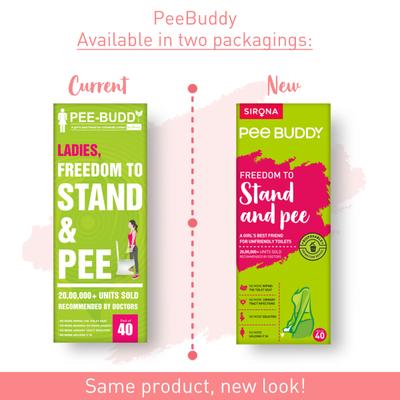 Peebuddy Ladies Stand and Pee Disposable Urination Funnel 40's - Intimate Care