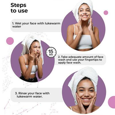 Cosmos by Bewakoof Oil-Free Face Wash Powered By Pomegranate & Copper 100 ml - Scrubs & Exfoliants