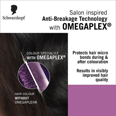 Schwarzkopf Colour Specialist At Home Permanent Hair Colour - 1.0 Opulent Black 165 ml - Crème