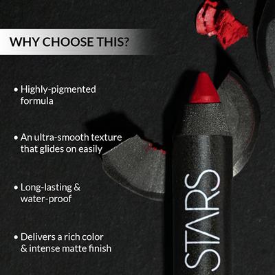 Star's Cosmetics Lipglide Pencil, Light Weight, Long Lasting Lip Liner Pencil (No.03 Cherry) 1.2 gm - Lip Liners