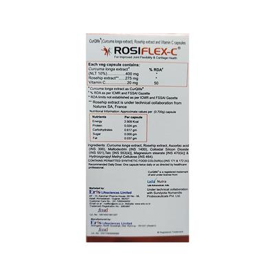 ROSIFLEX C NEWLY IMPROVED Capsule 20's - Supplements-Sup