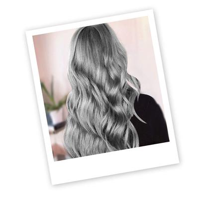 Fashion Colour Hair Colour Spray, Silver 150 ml - Hair Sprays & Mists