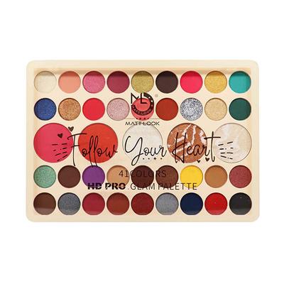 Matt Look 41 Colours HD Pro Glam Palette, Multicolor - 2 41.6 gm - Face Palettes