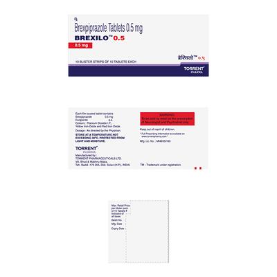 BREXILO 0.5 Tablet 10's - Schizophrenia-Aps