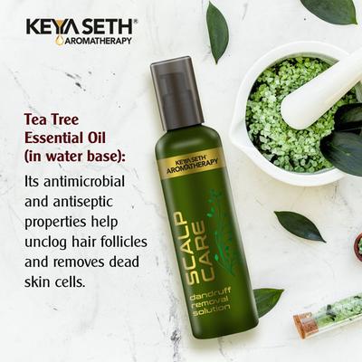 Keya Seth Aromatherapy Scalp Care Dandruff Removal Solution 120 ml - Hair Lotions & Tonics