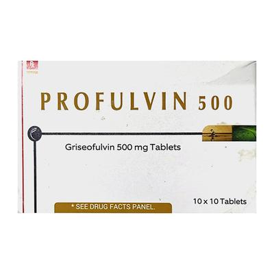 PROFULVIN 500 Tablet 10's - Fungal Infections-Anf