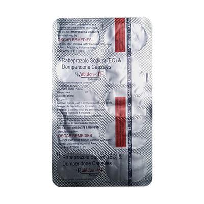 RABIDON D Capsule 10's - Ulcer/Reflux/Flatulence-Aaa