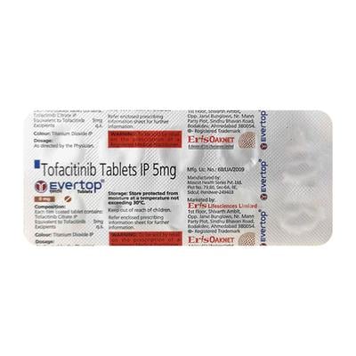 EVERTOP 5mg Tablet 10's - Rheumatoid Arthritis-Dis