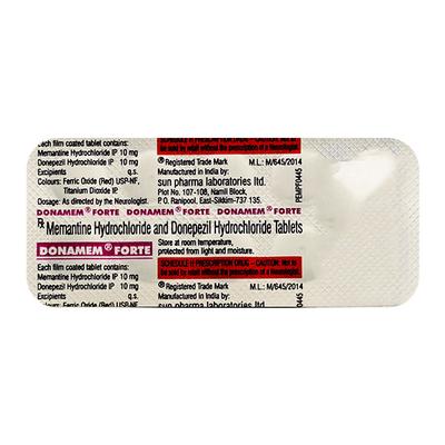 DONAMEM FORTE Tablet 10's - Alzheimer-Neu