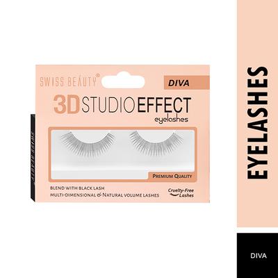 Swiss Beauty 3d Studio Effect Eyelashes - Diva 1's - Eyelashes