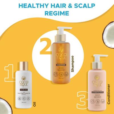 Coco Soul Shampoo -With Coconut & Ayurveda- Paraben & Sulphate Free 200ml - Shampoos
