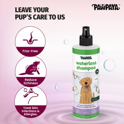 Pawpaya Waterless Shampoo New 250 ml - Pet Grooming