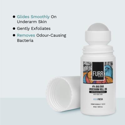 Furr 4% Aha Bha Underarm Roll On With Kojic Acid Fresh Aqua Fragrance 1's - Women Perfumes (Edt/Edp)