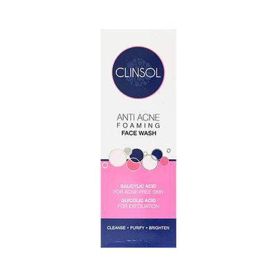 CLINSOL ANTI ACNE FOAMING Face Wash 60g - Acne-Acn