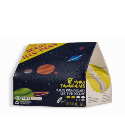 Lemme Be Biodegradable Organic Tampons 8's - Light Flow - Tampons