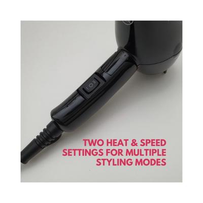 Alan Truman Mini Dryer - 1000 Watts Dc Motor Hair Dryer - Black 1's - Hair Dryers