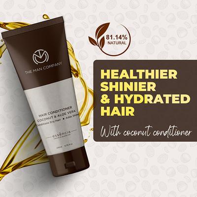 The Man Company Coconut and Aloe Vera Hair Conditioner 200 ml - Conditioners