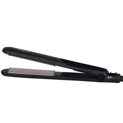 VEGA Keratin Glow Hair Straightener With Temperature Control and Ceramic Coated Long Floating Plates (VHSH-21) Black 1 gm - Straighteners