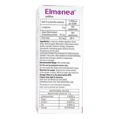ELMONEA SUGAR FREE ORANGE FLAVOUR Sachet 5gm - Supplements-Vam