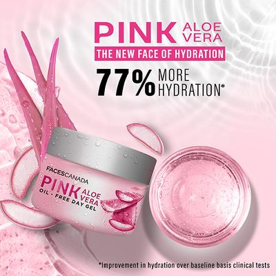 FACESCANADA Pink Aloe Vera Oil-Free Day Gel 15 gm - Face Gels