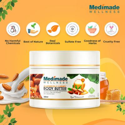 Medimade Almond & Honey Body Butter (Pack of 2) 1's - Body Butter