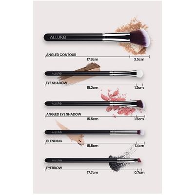 Allure Professional Makeup Brush (Set of 05) (Travel Friendly Brush Set SSK-05) 1's - Face Brush