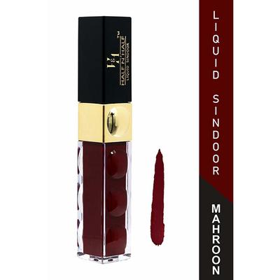 Half N Half Sparkling Liquid Sindoor Water Proof, Maroon 7 ml - Sindoor