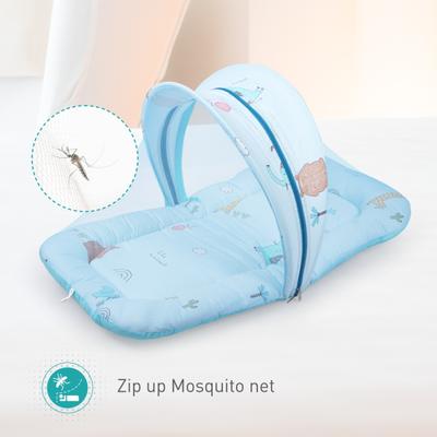 R for Rabbit Snuggy Safari Baby Bedding - Blue - Baby Bedding