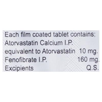 TVS FB 10/160mg Tablet 10'S - High Cholesterol-Dys