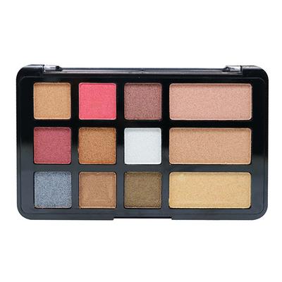 Half N Half Beauty Glow, Ultra Pro Makeup Eyeshadow Multicolour Palette 01 Hidden Story 18 gm - Face Palettes